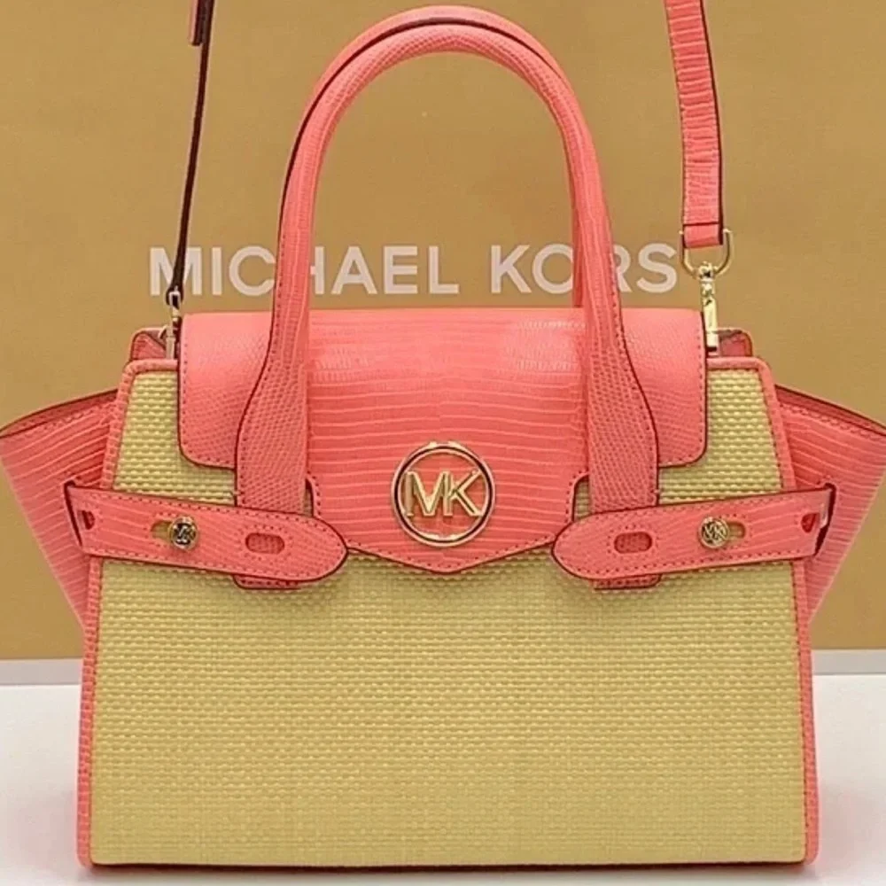 ⚠️HOLIDAY SALE ⚠️ MICHAEL KORS CARMEN MEDIUM FLAP SATCHEL GRAPEFRUIT
NWT - Picture 5 of 14